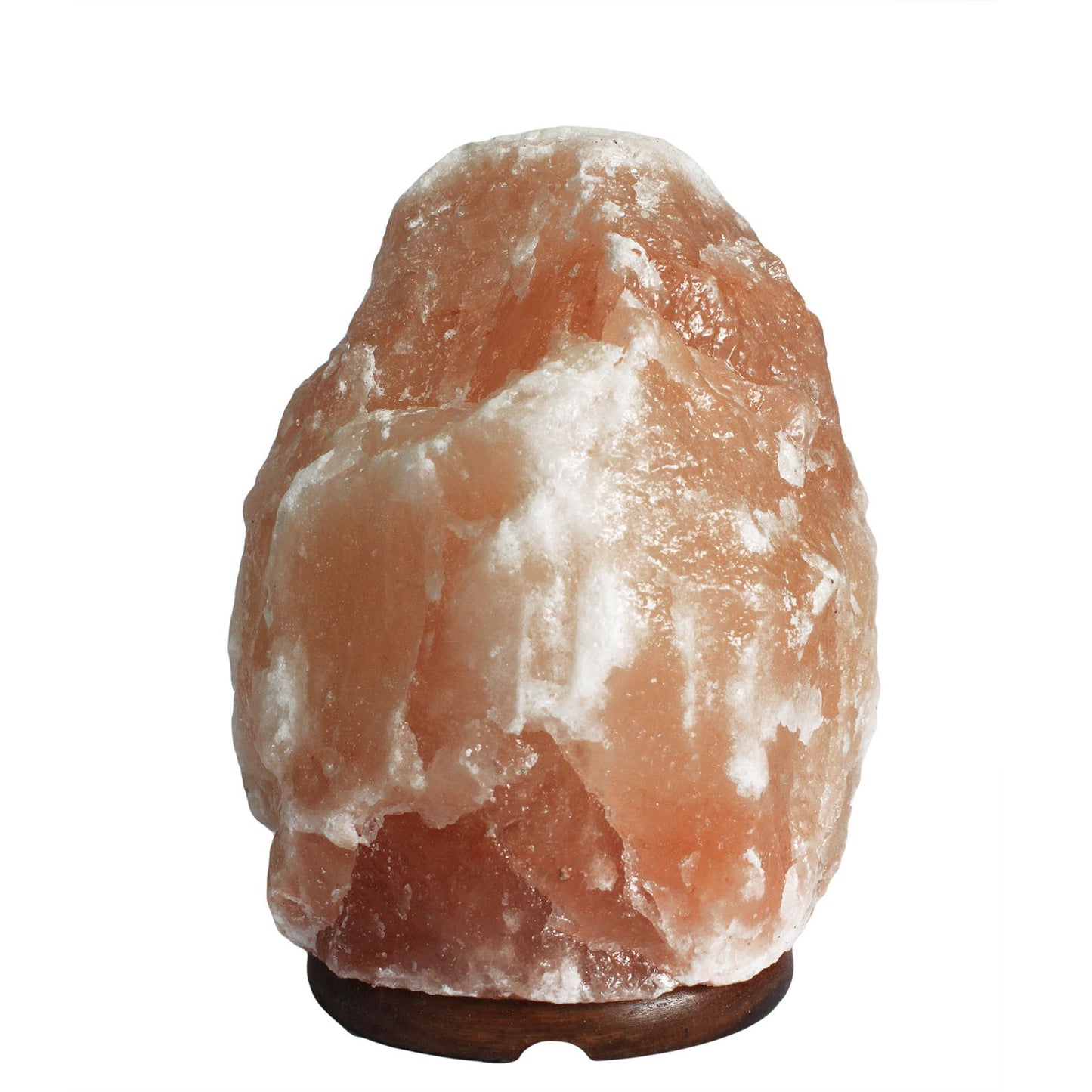 Handcrafted Himalayan Pink Salt Lamp With Wood Base - UK Free Delivery