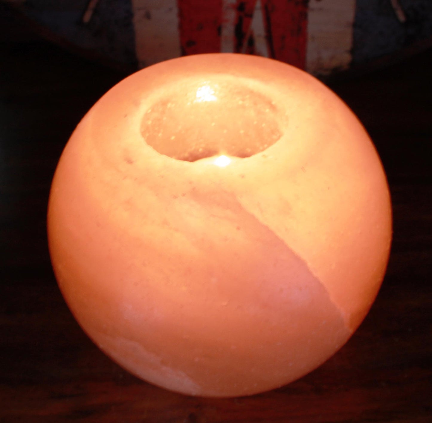 Himalayan Natural Crystal Salt Tealight Candle Holder - UK Free Delivery
