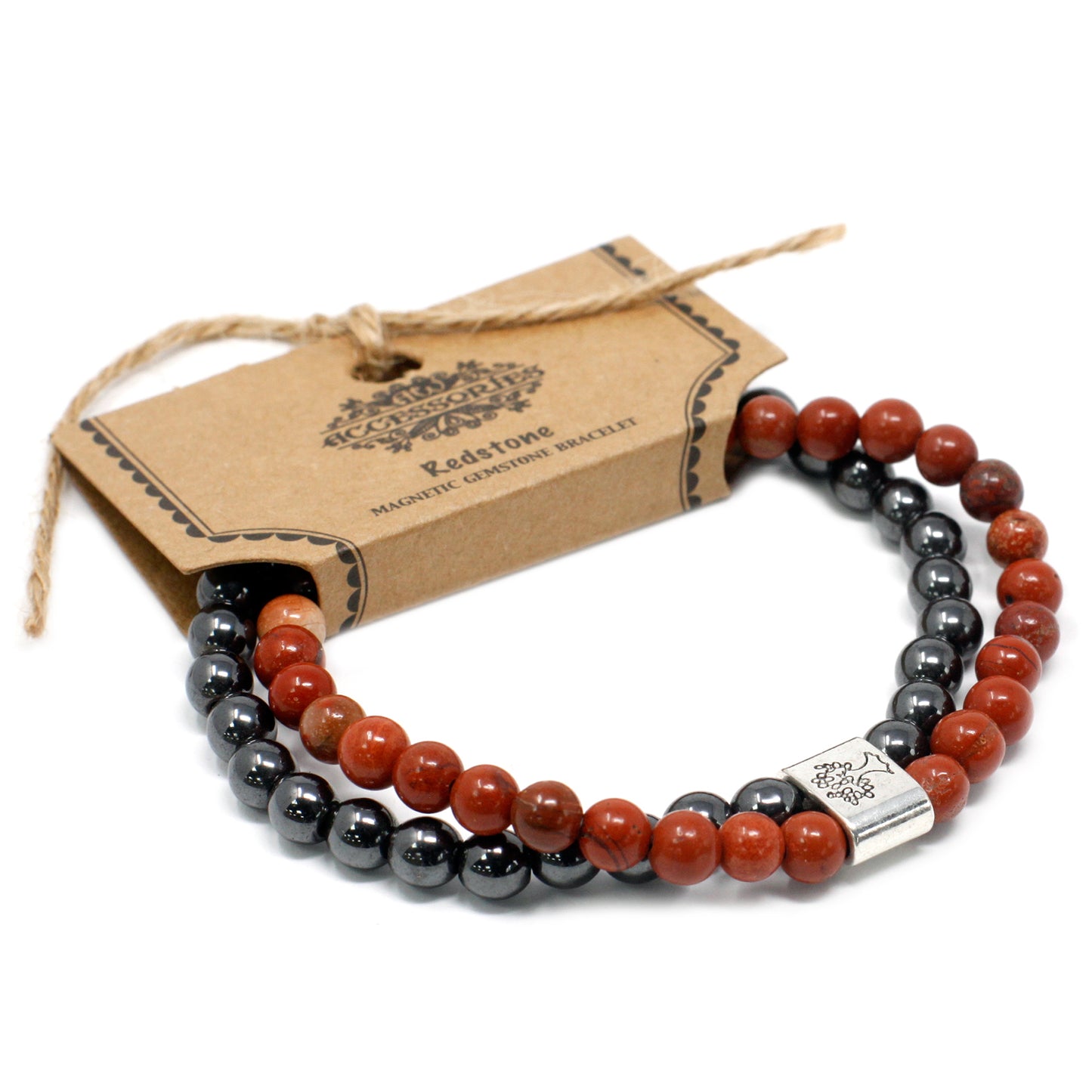 Red Stone Magnetic Gemstone Bracelet
