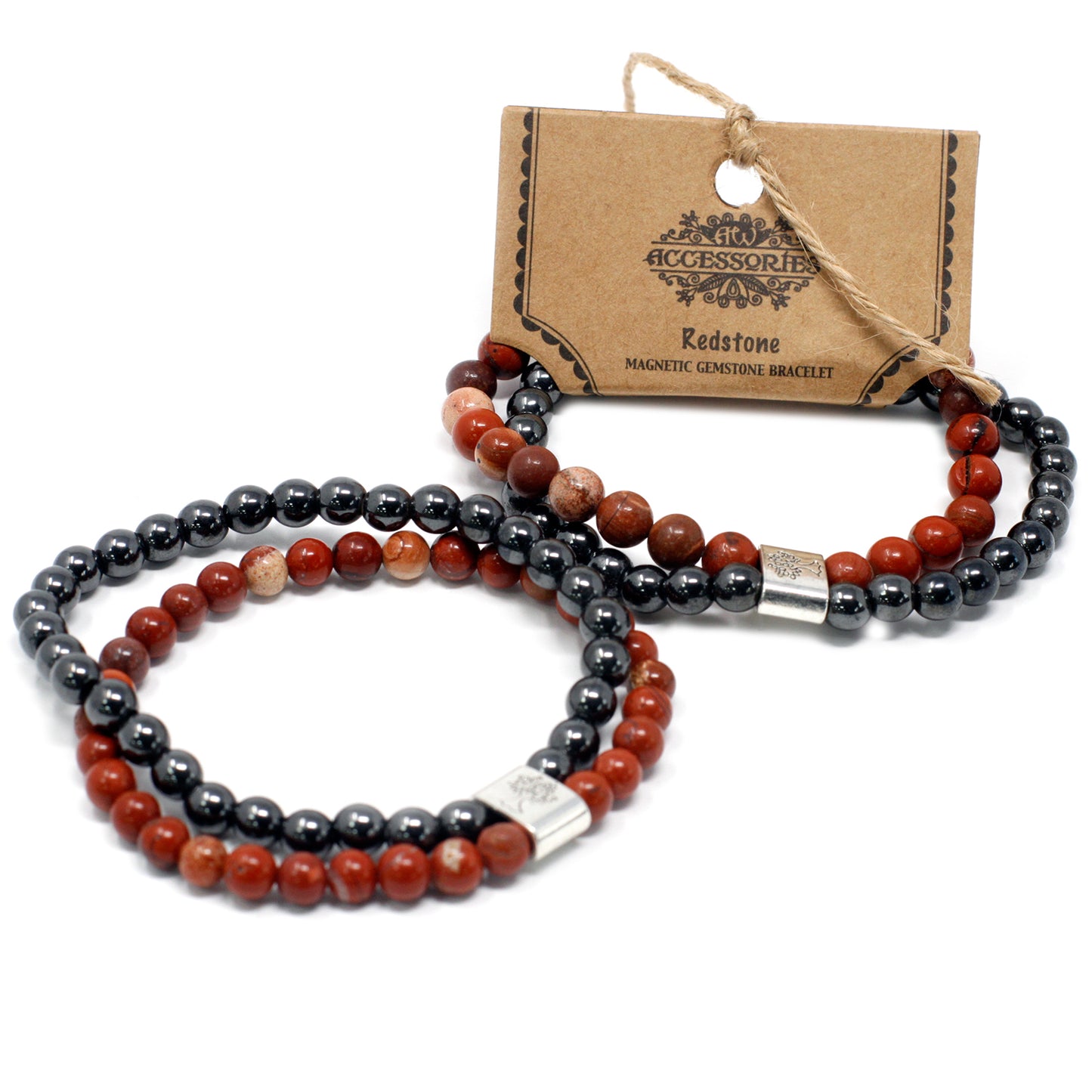 Red Stone Magnetic Gemstone Bracelet