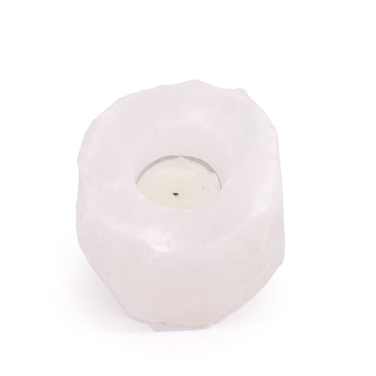 Crystal Rock Himalayan Salt Candle Holder - UK Free Delivery Nova Mart
