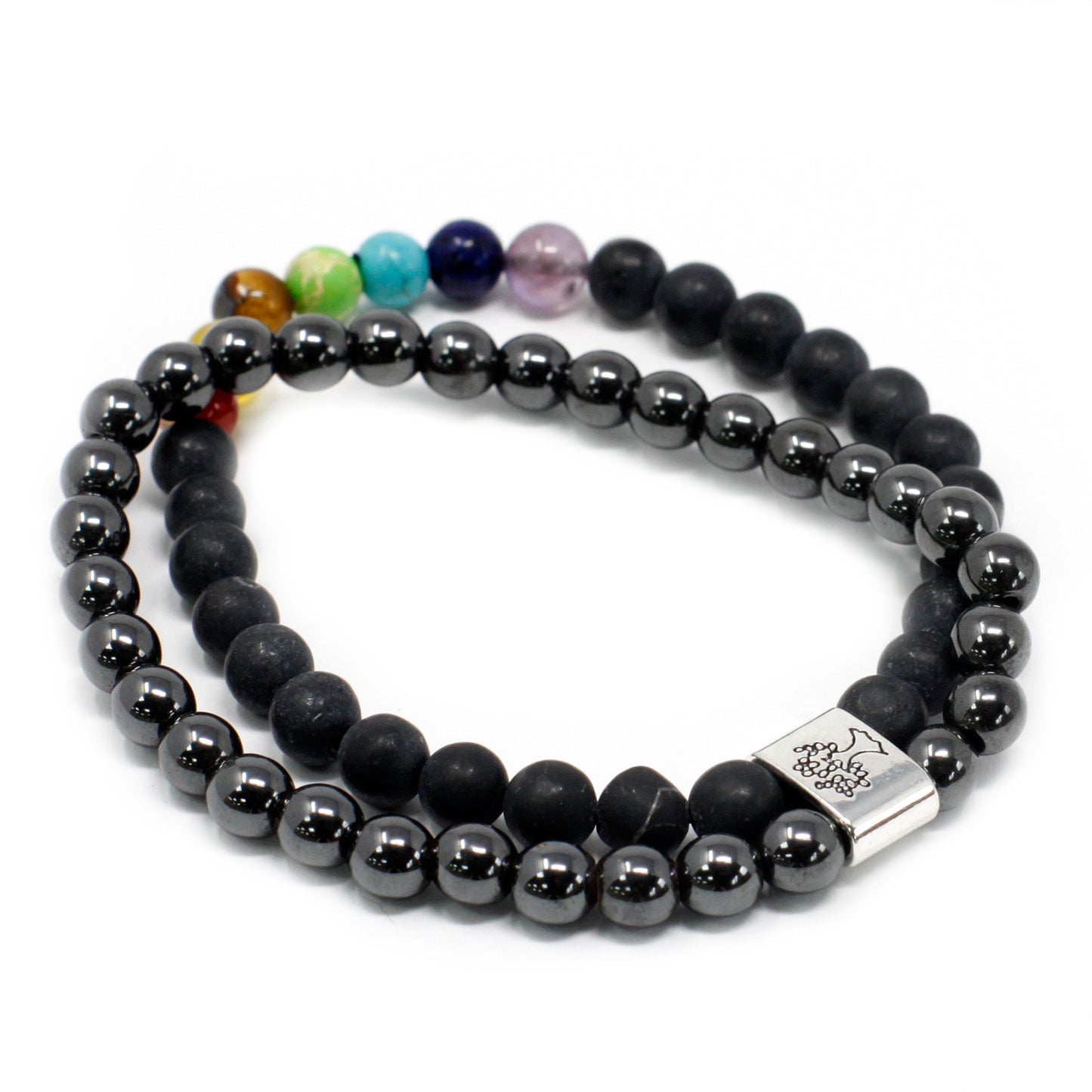 Black Stone Chakra Magnetic Gemstone Bracelet