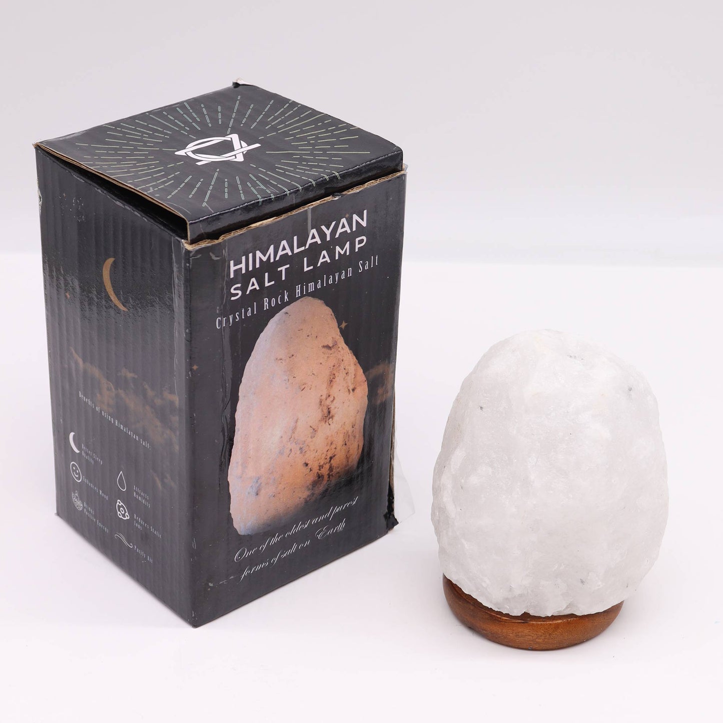 Natural Crystal Rock Himalayan Salt Lamp - UK Free Delivery