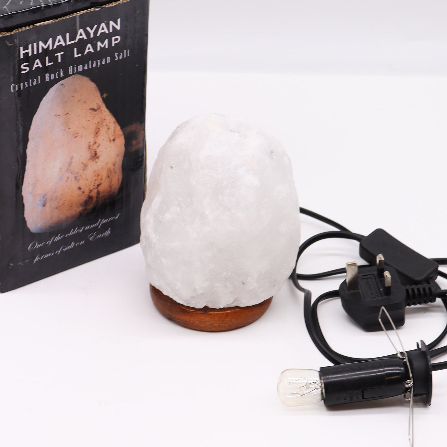 Natural Crystal Rock Himalayan Salt Lamp - UK Free Delivery