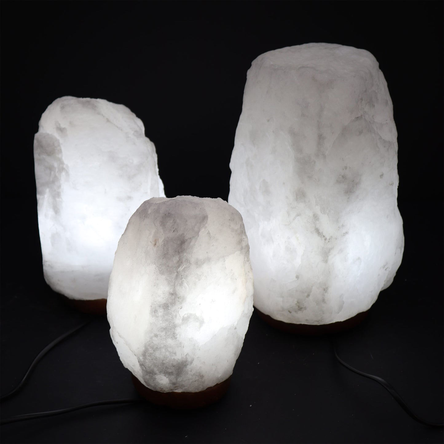 Natural Crystal Rock Himalayan Salt Lamp - UK Free Delivery