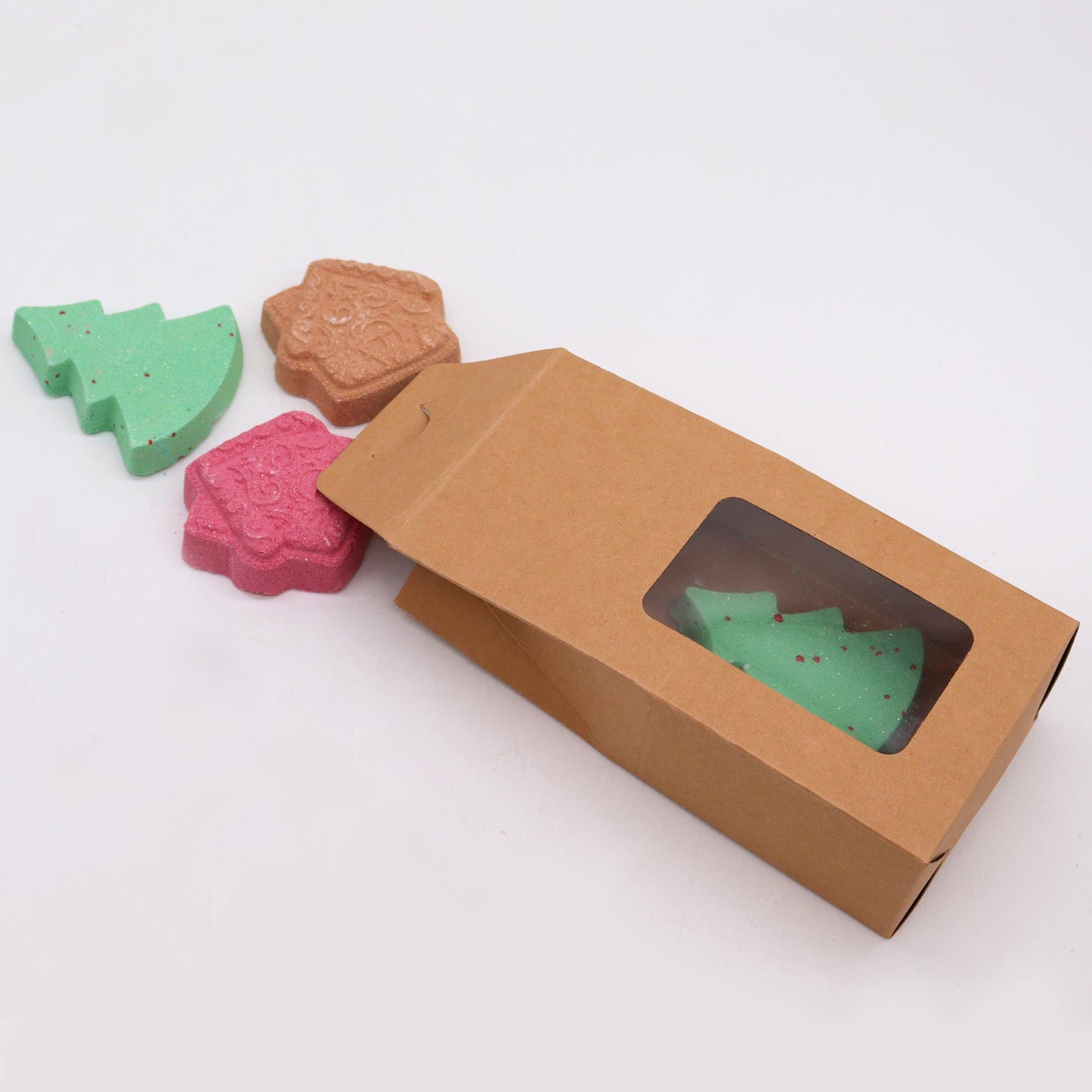Peperkoek Kerst Feestelijke Badbruisballen Cadeauset - Nova Mart