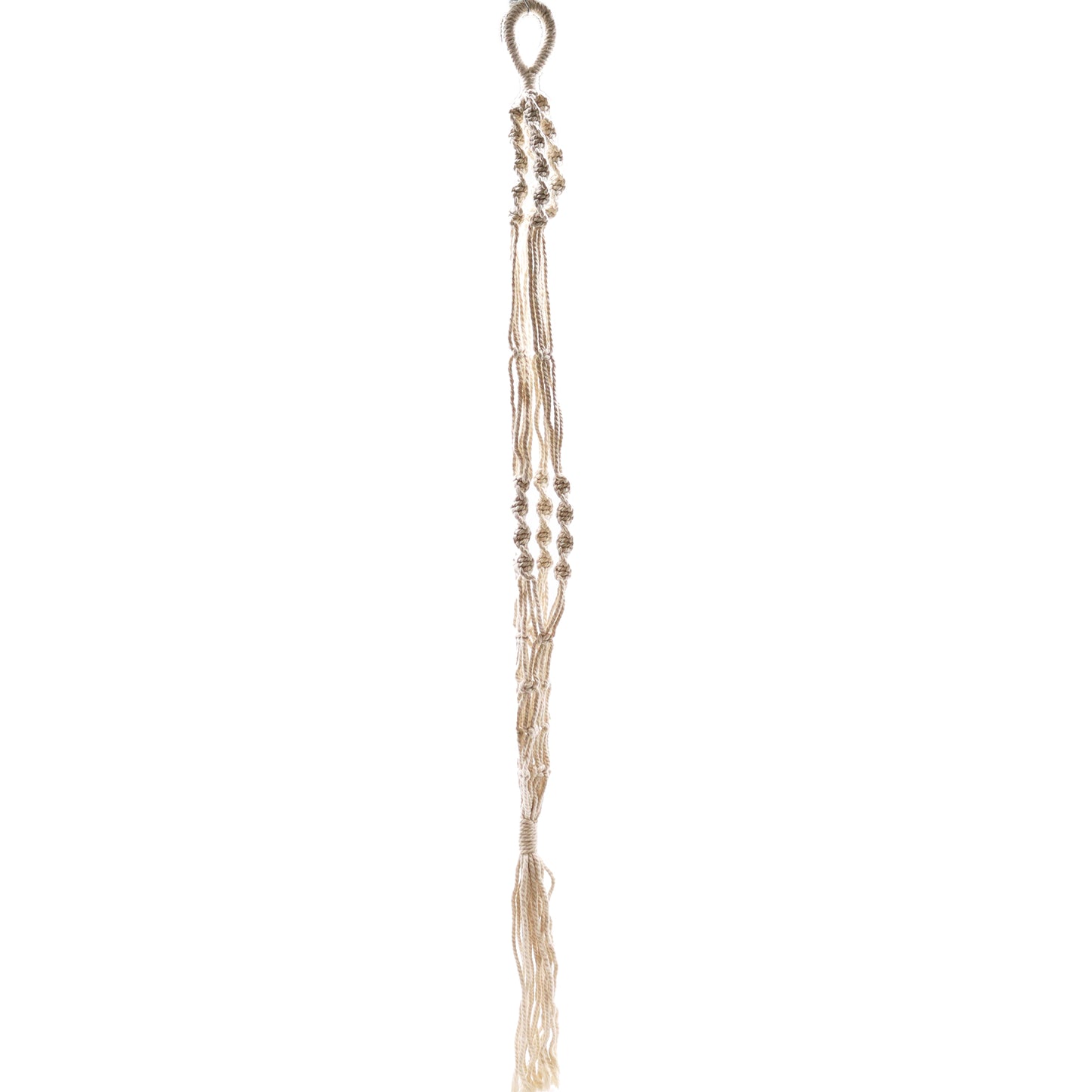 Large Extra Long Macrame Pot Holder for Plants - Boho Home Decor