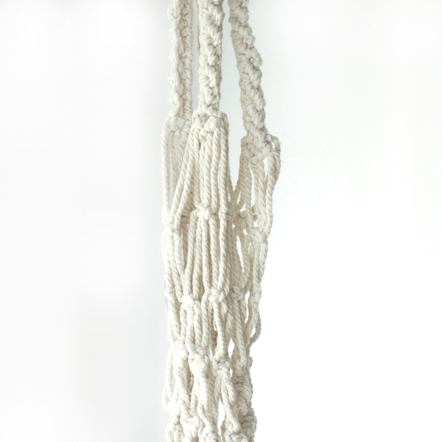 Large Extra Long Macrame Pot Holder for Plants - Boho Home Decor