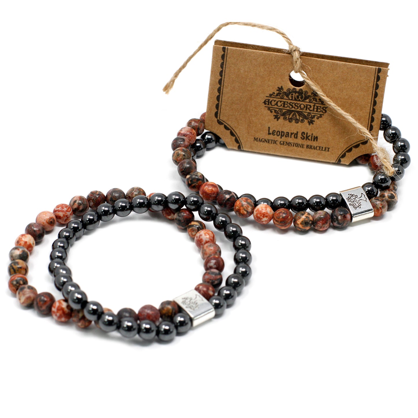 Leopard Skin Magnetic Gemstone Bracelet