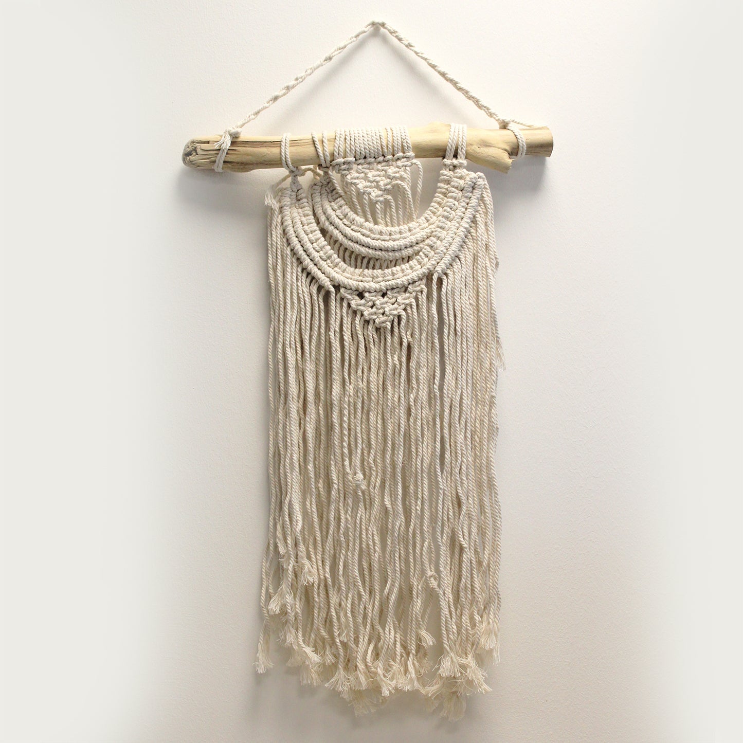 Macrame Wall Hanging - Two Waves, Handmade Boho Wall Decor