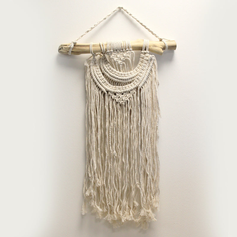 Macrame Wall Hanging - Two Waves, Handmade Boho Wall Decor