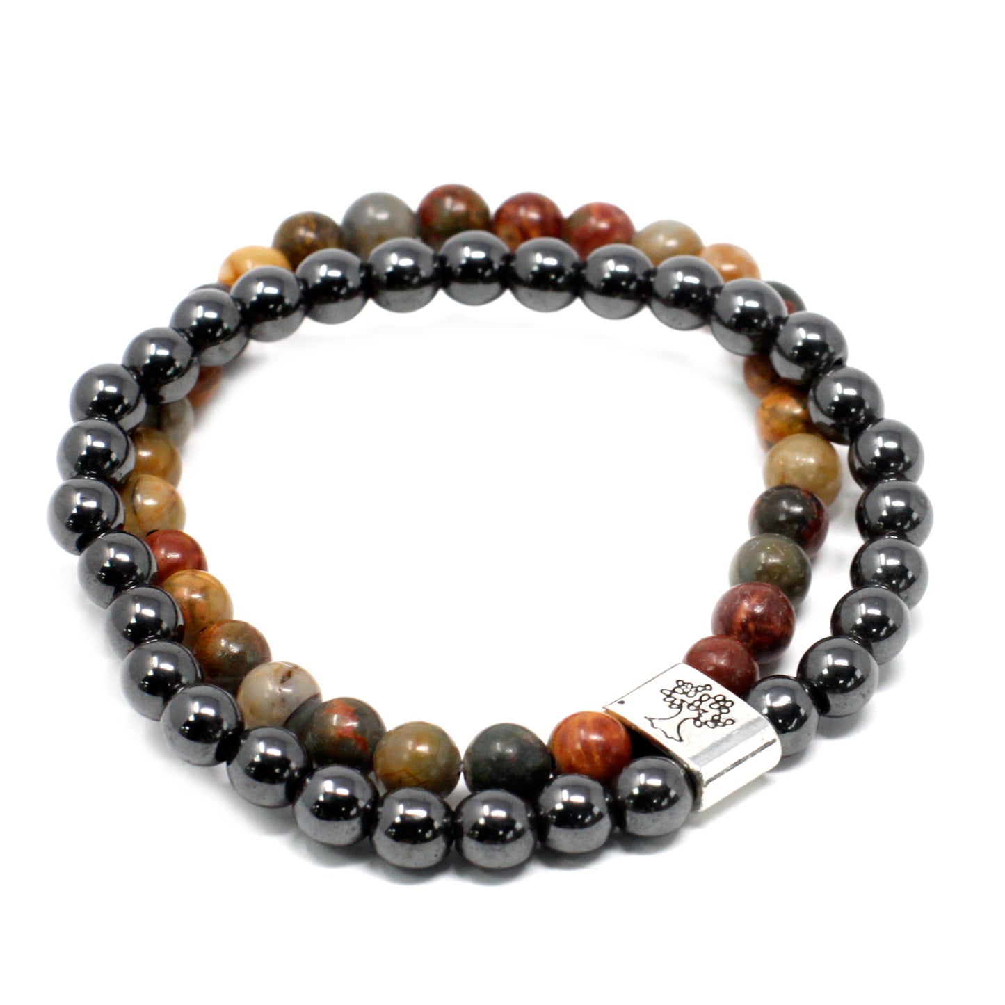 Picasso Jasper Magnetic Gemstone Bracelet