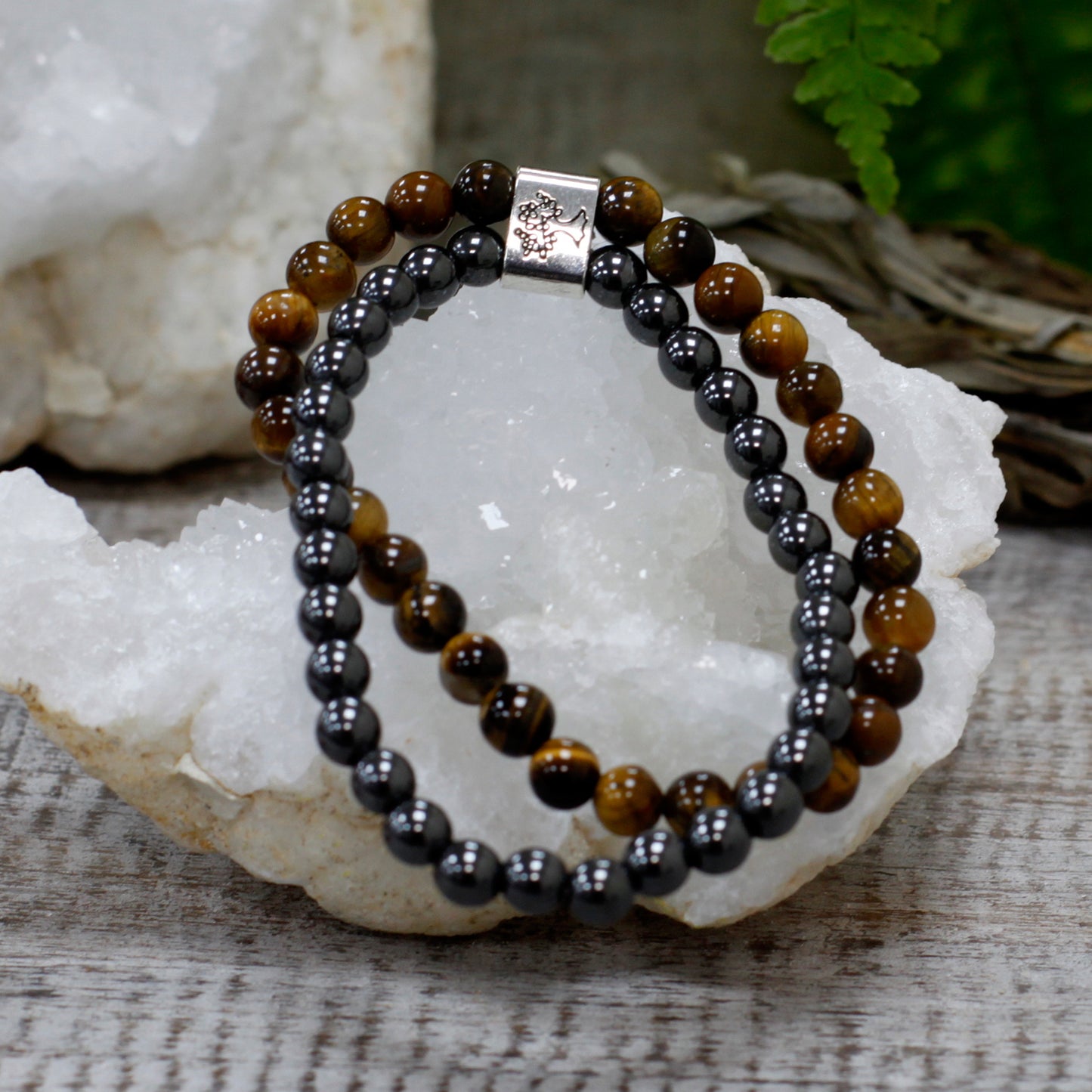 Tiger Eye Magnetic Gemstone Bracelet - UK Free Delivery By Nova Mart