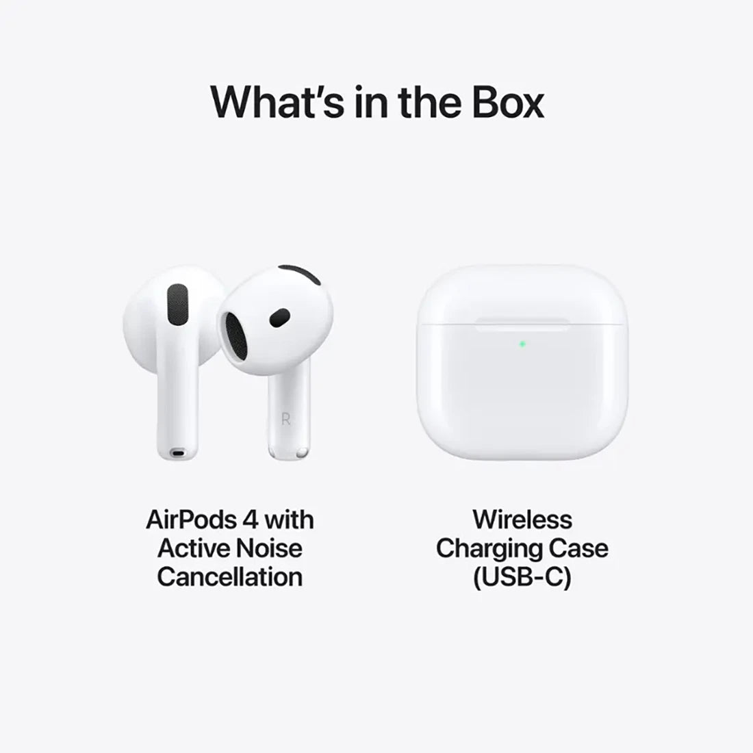 Apple AirPods 4 with Active Noise Cancellation - White MXP93LL/A