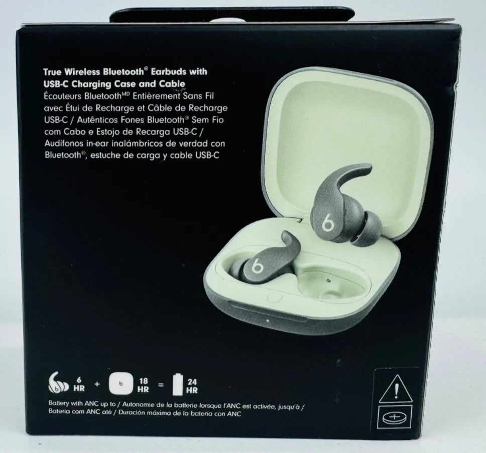 Beats Fit Pro True Wireless Noise Cancelling In-Ear Earbuds Sage Gray MK2J3LL/A