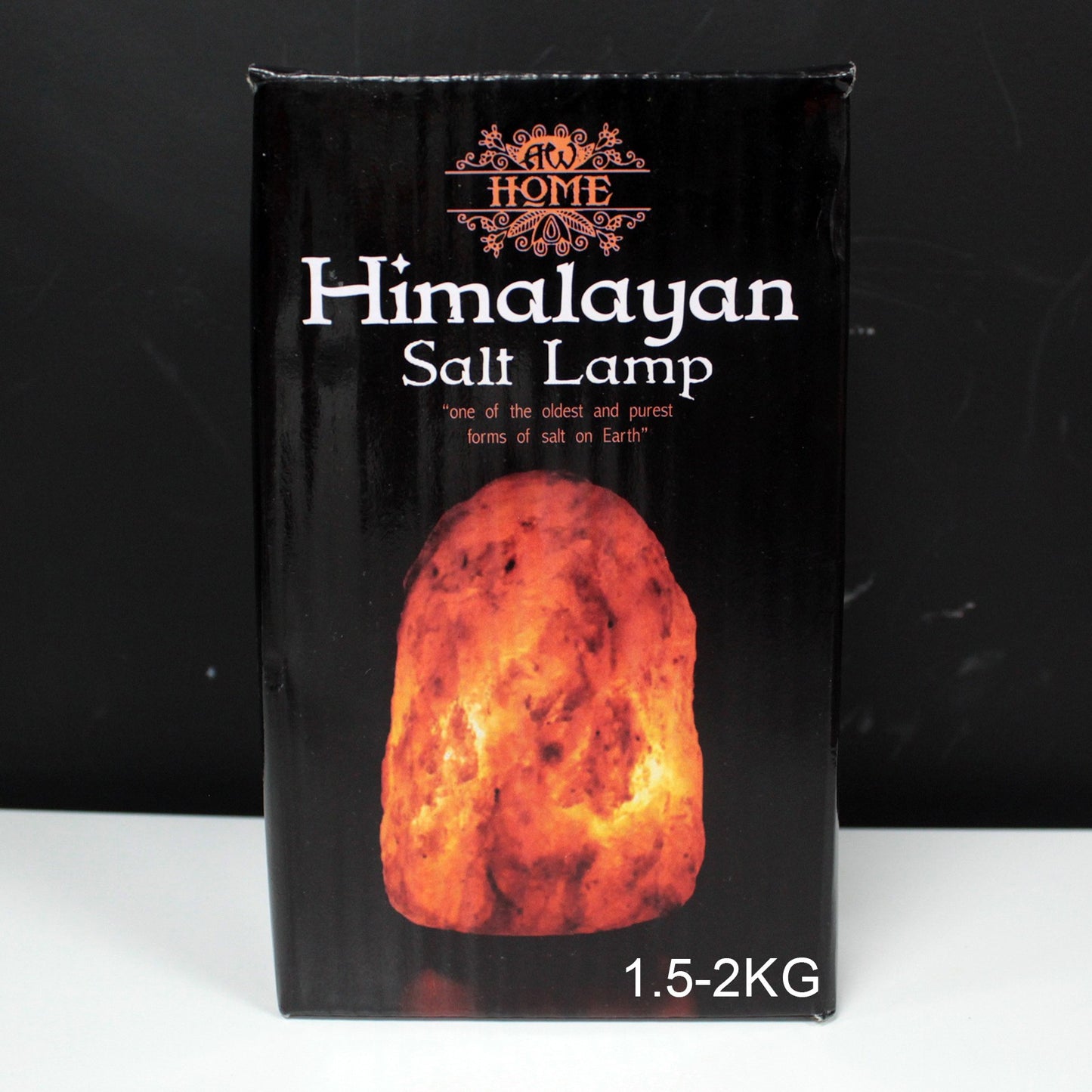Himalayan Pink Salt Rock Lamp With Wooden Base 2kg - UK Free Delivery