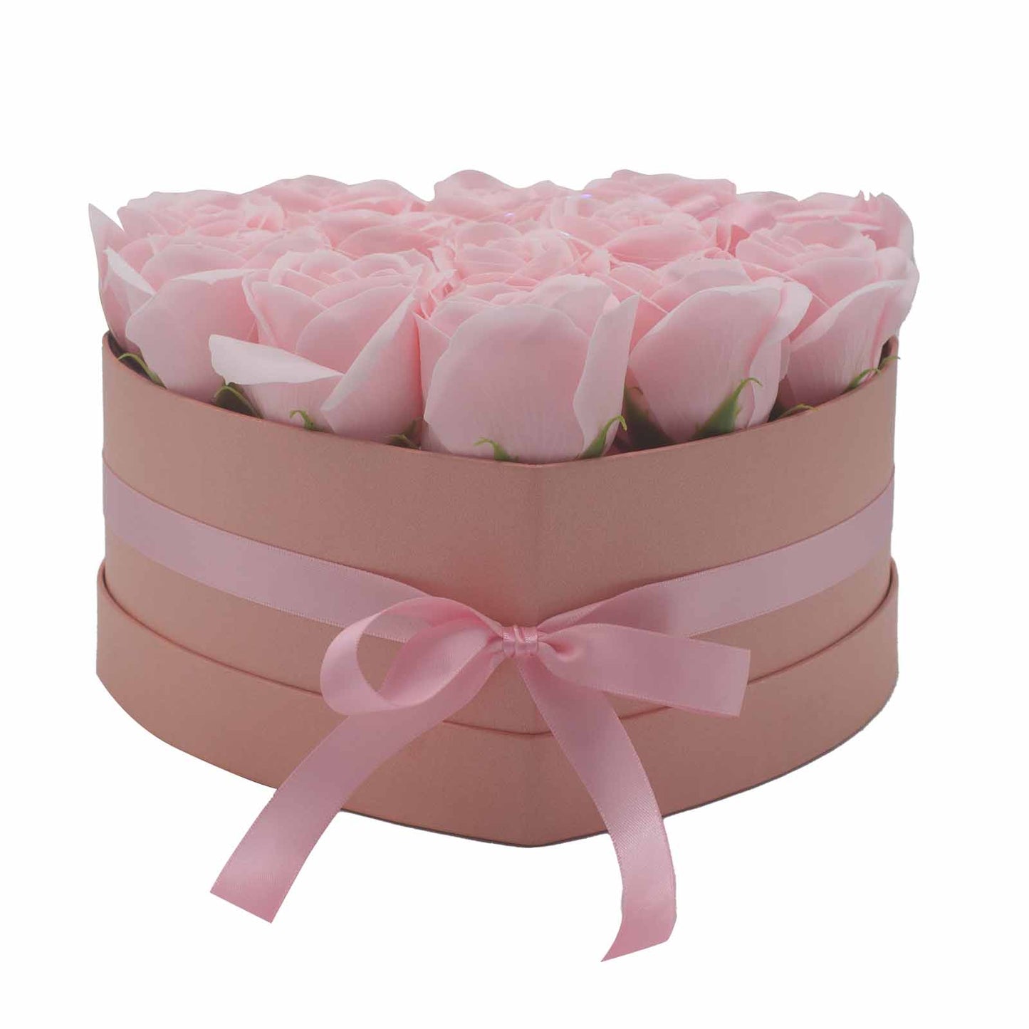 13 Pink Roses Soap Flower Bouquet Gift For Bath & Decoration