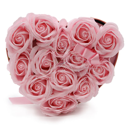 13 Pink Roses Soap Flower Bouquet Gift For Bath & Decoration