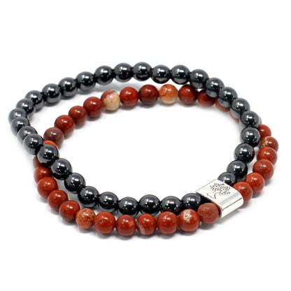 Red Stone Magnetic Gemstone Bracelet