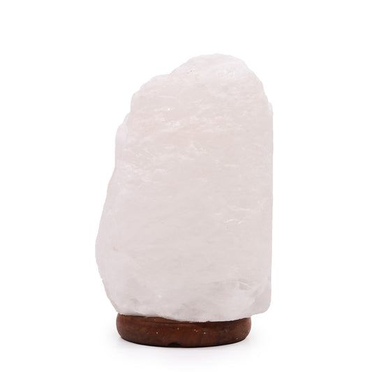 Himalayan White Salt Rock Crystal Lamp - UK Free Delivery Nova Mart