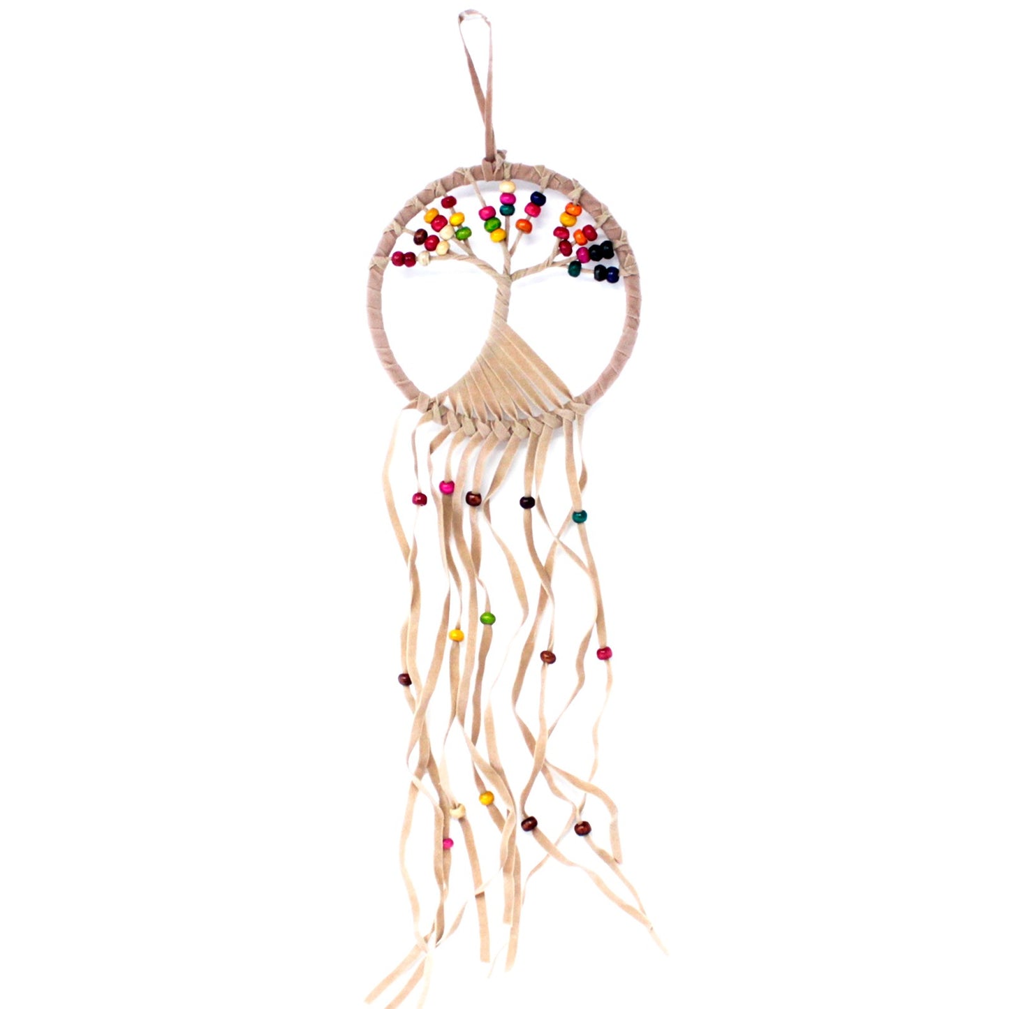 6x Tree of Life Dreamcatcher - 12cm Assorted, Handmade Home Decor