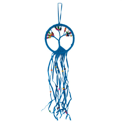 6x Tree of Life Dreamcatcher - 12cm Assorted, Handmade Home Decor