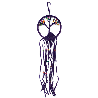 6x Tree of Life Dreamcatcher - 12cm Assorted, Handmade Home Decor