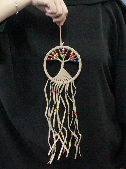 6x Tree of Life Dreamcatcher - 12cm Assorted, Handmade Home Decor