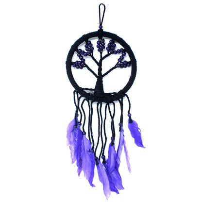 6x Tree of Life Dreamcatcher - 16cm Assorted, Handmade Home Decor