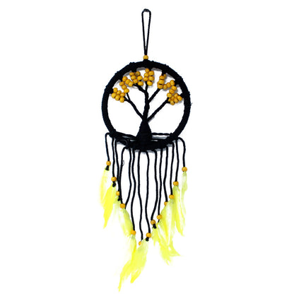 6x Tree of Life Dreamcatcher - 16cm Assorted, Handmade Home Decor