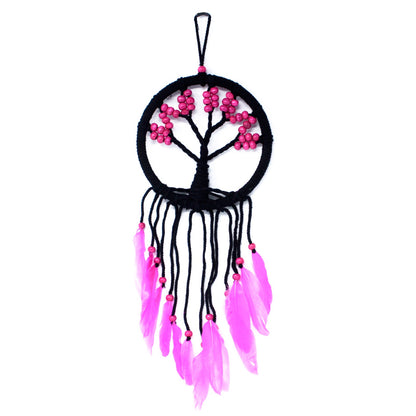 6x Tree of Life Dreamcatcher - 16cm Assorted, Handmade Home Decor
