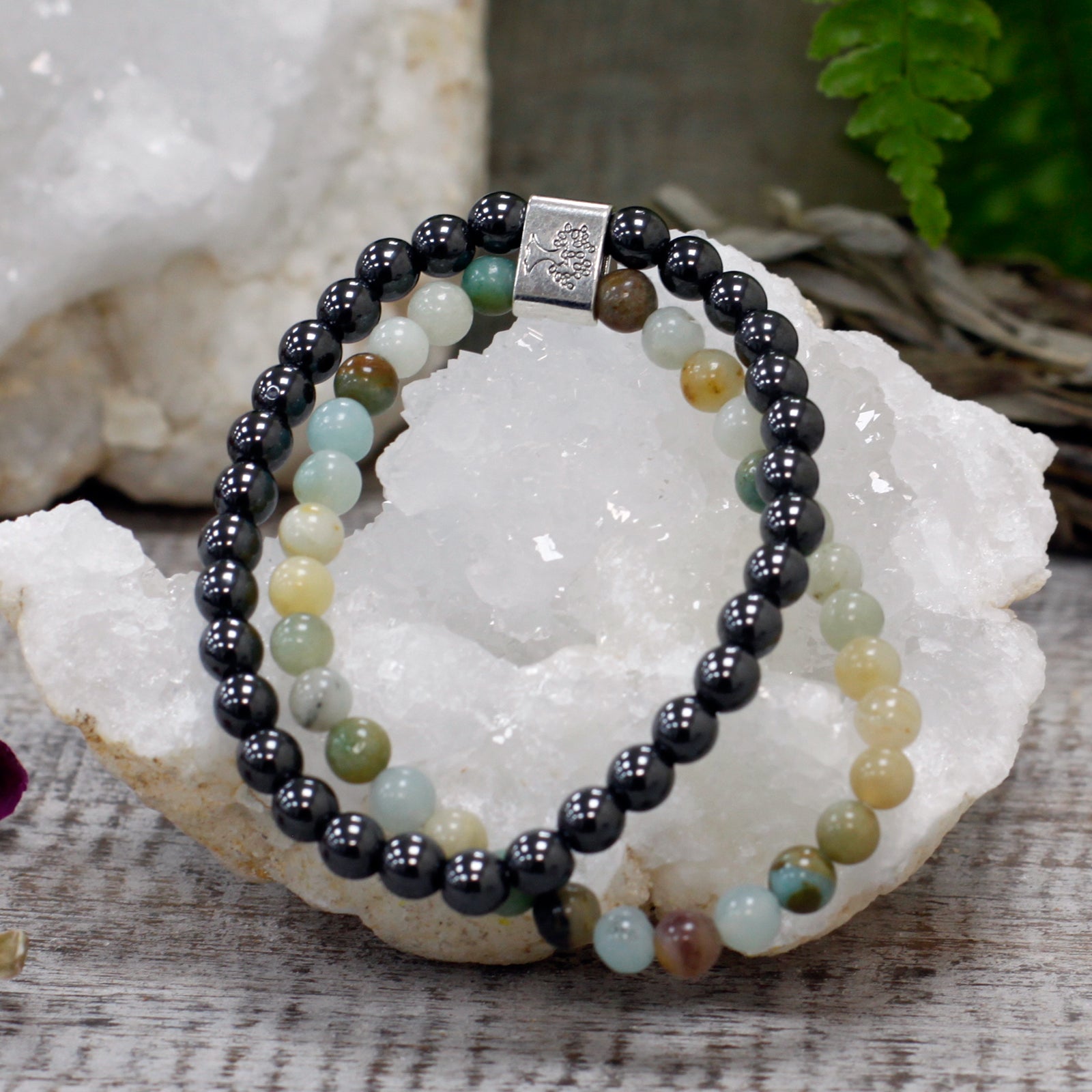 Amazonite Magnetic Gemstone Bracelet 