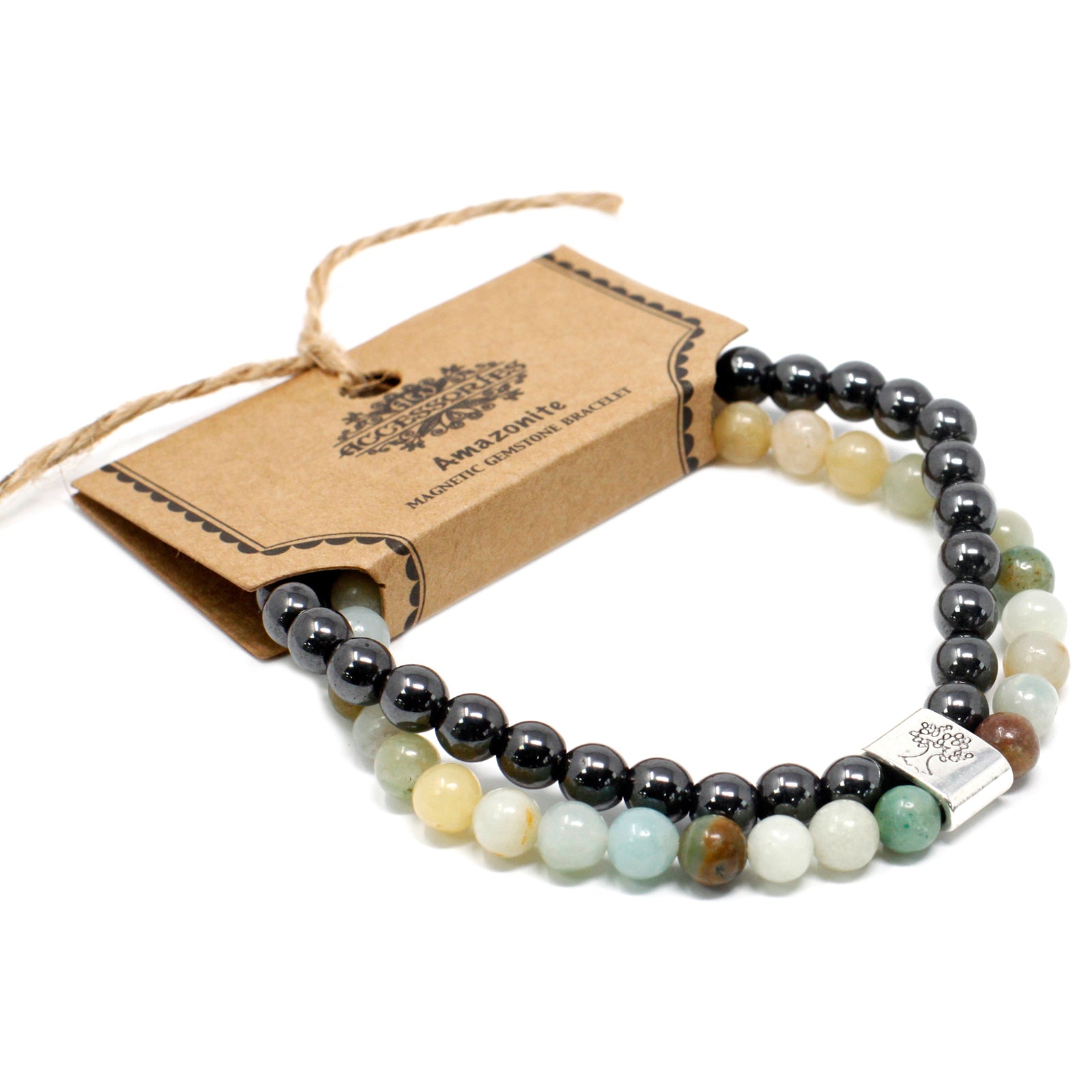 Amazonite Magnetic Gemstone Bracelet 