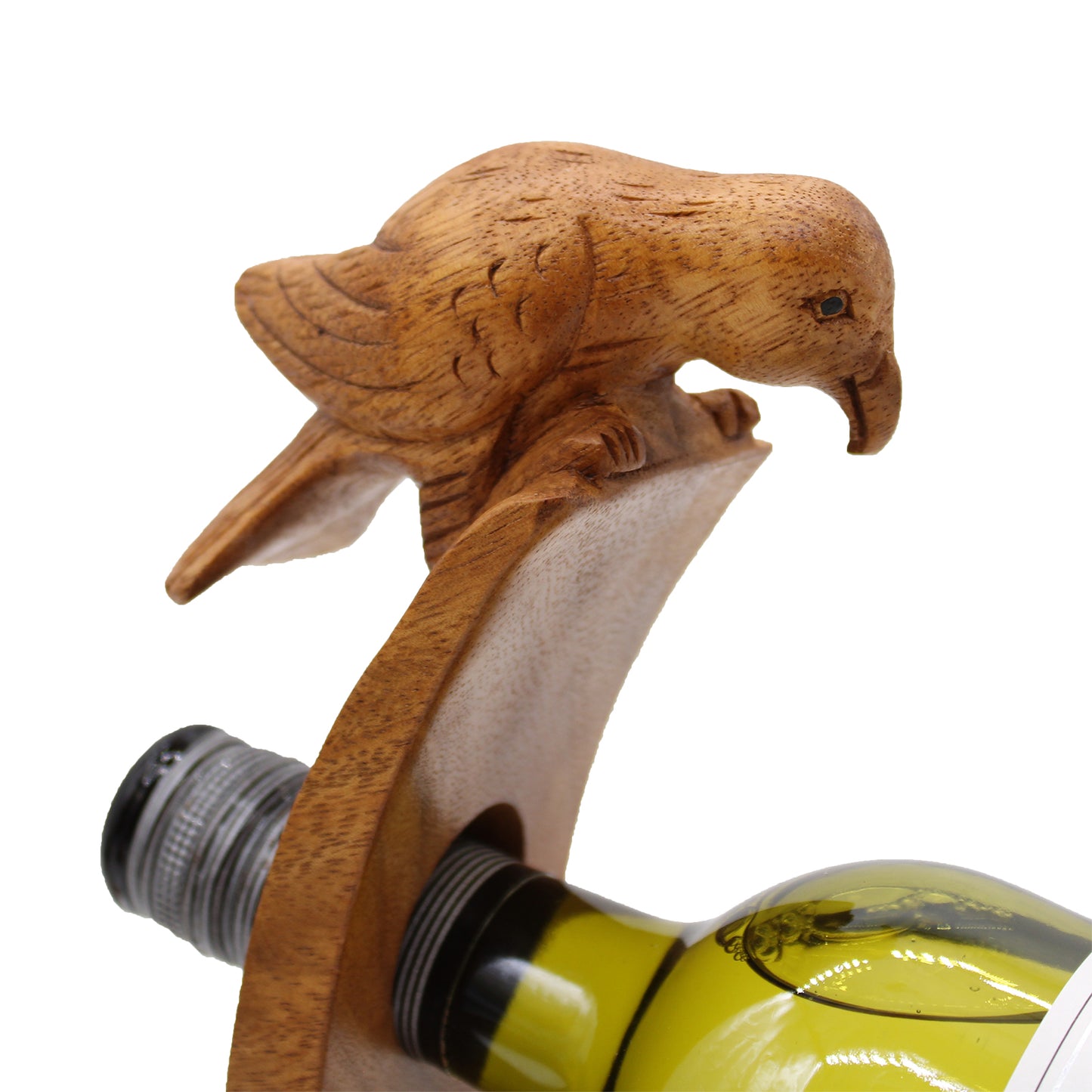 Bird Balance Wine Bottle Holder – Elegant Nature-Inspired Decor
