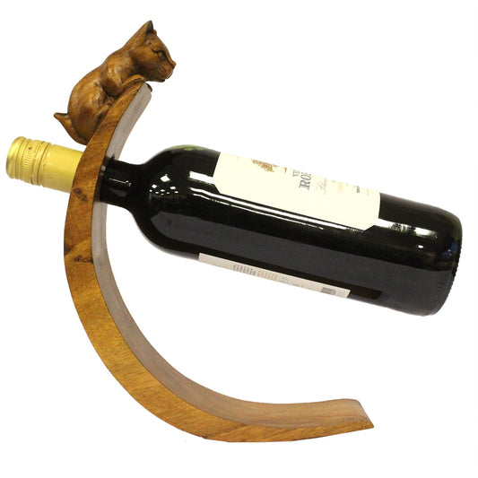 Cat Balance Wine Bottle Holder – Cute & Unique Home Bar Decor