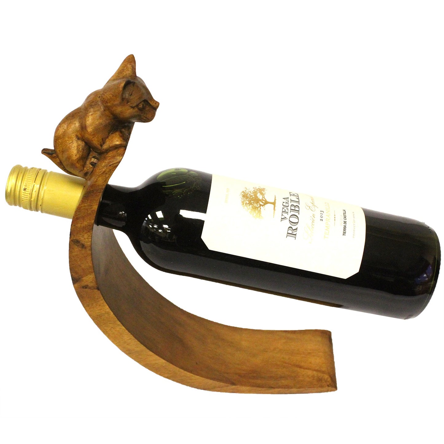 Cat Balance Wine Bottle Holder – Cute & Unique Home Bar Decor