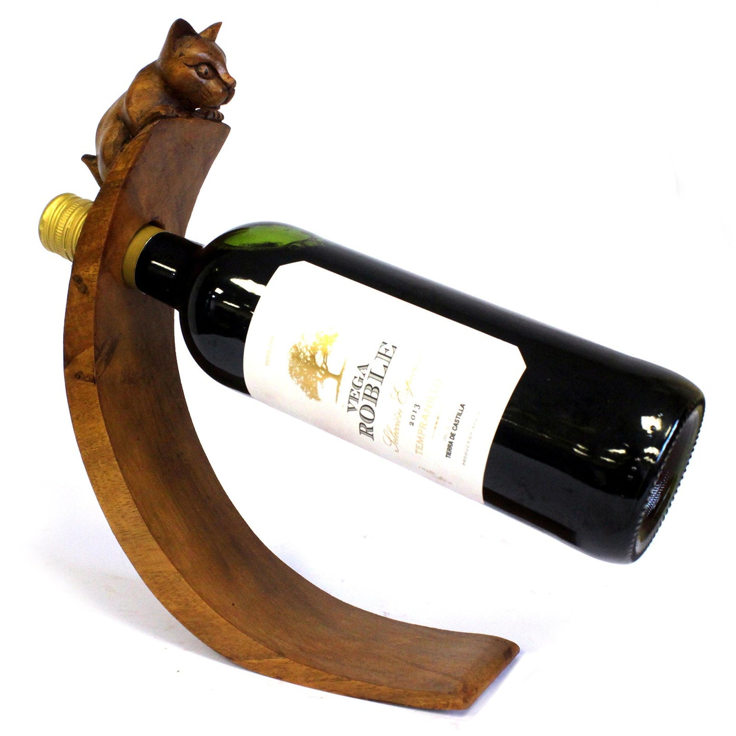 Cat Balance Wine Bottle Holder – Cute & Unique Home Bar Decor