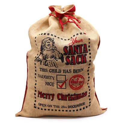 Christmas Santa Sacks - This Child Has Been Gift Sacks for Holiday