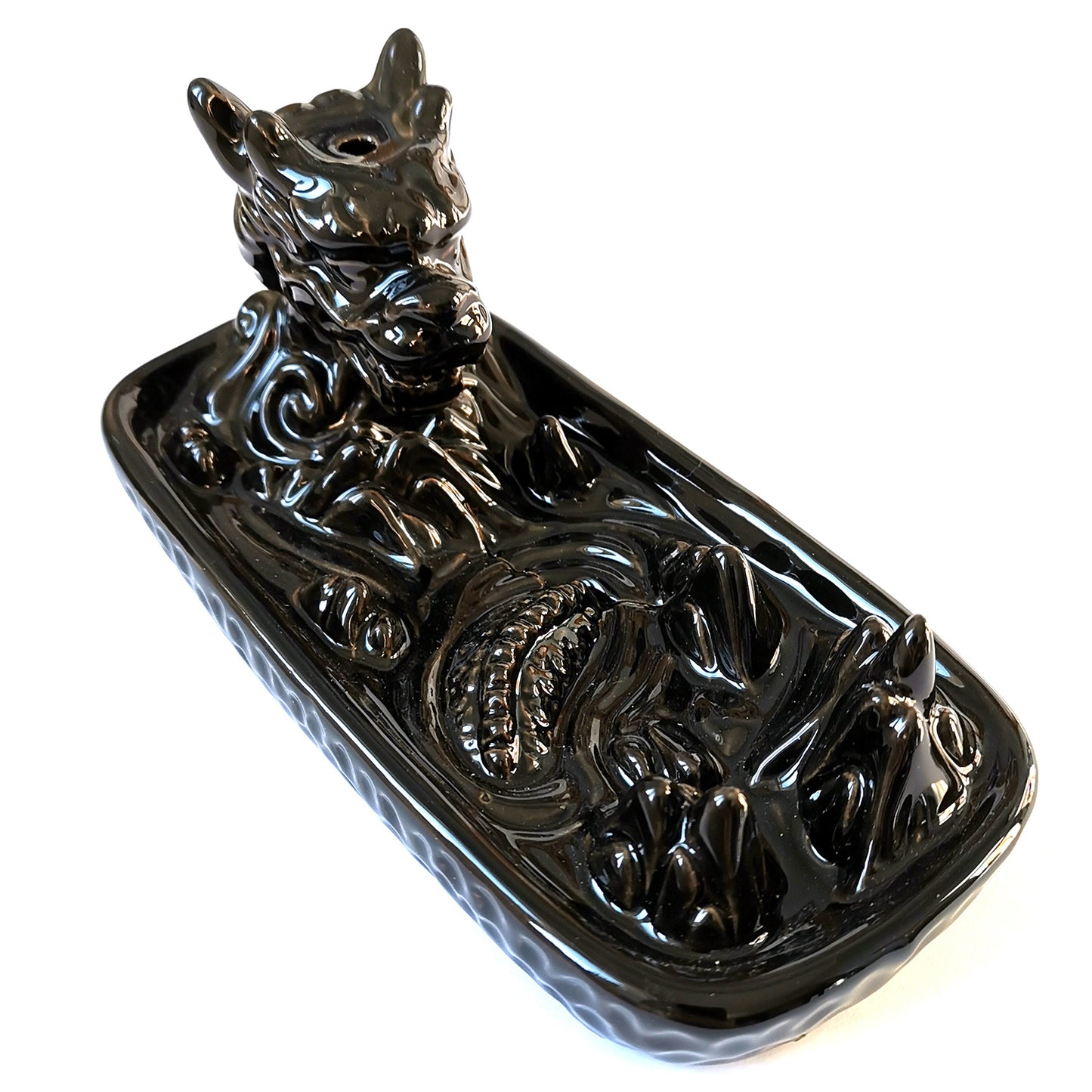 Dragon in Mountain Backflow Incense Burner