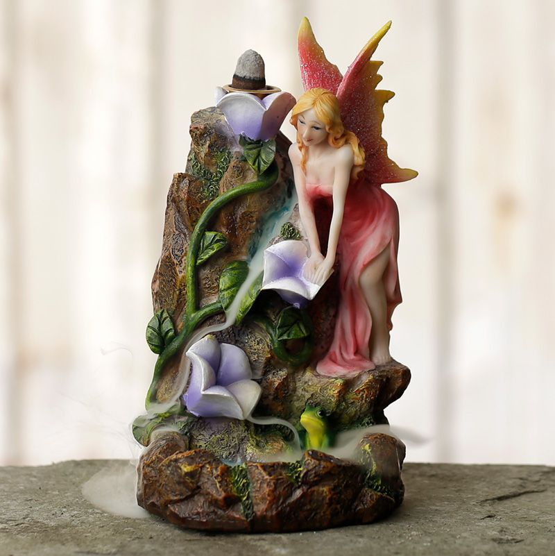 Fairy Flower Garden Backflow Incense Burner