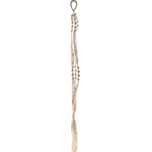 Large Extra Long Macrame Pot Holder for Plants - Boho Home Decor