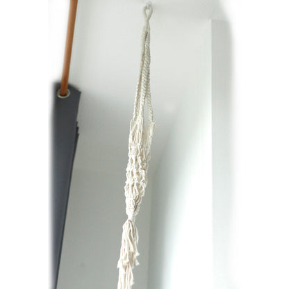 Large Extra Long Macrame Pot Holder for Plants - Boho Home Decor