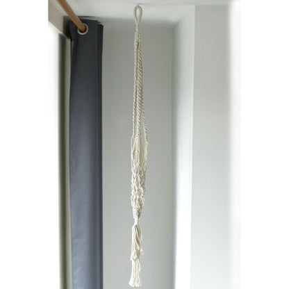 Large Extra Long Macrame Pot Holder for Plants - Boho Home Decor