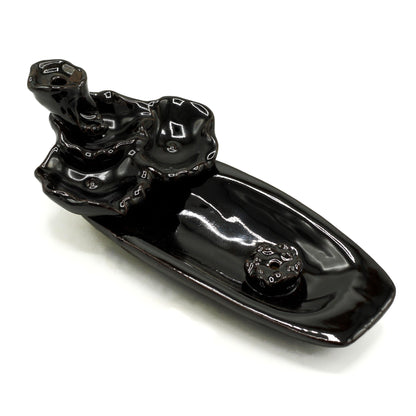 Lotus Pond Backflow Incense Burner with Incense Stick Holder in UK 