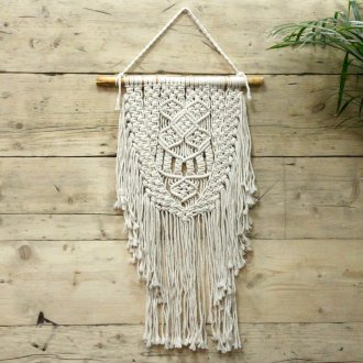 Macrame Wall Hanging - Over Abundance, Handmade Boho Decor