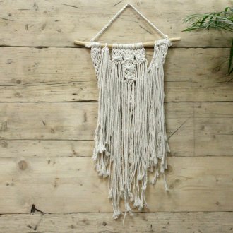 Macrame Wall Hanging - The Wedding Blessing, Handmade Wedding Decor
