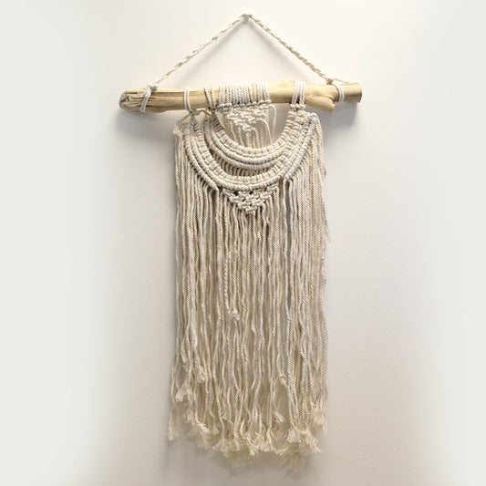 Macrame Wall Hanging - Two Waves, Handmade Boho Wall Decor