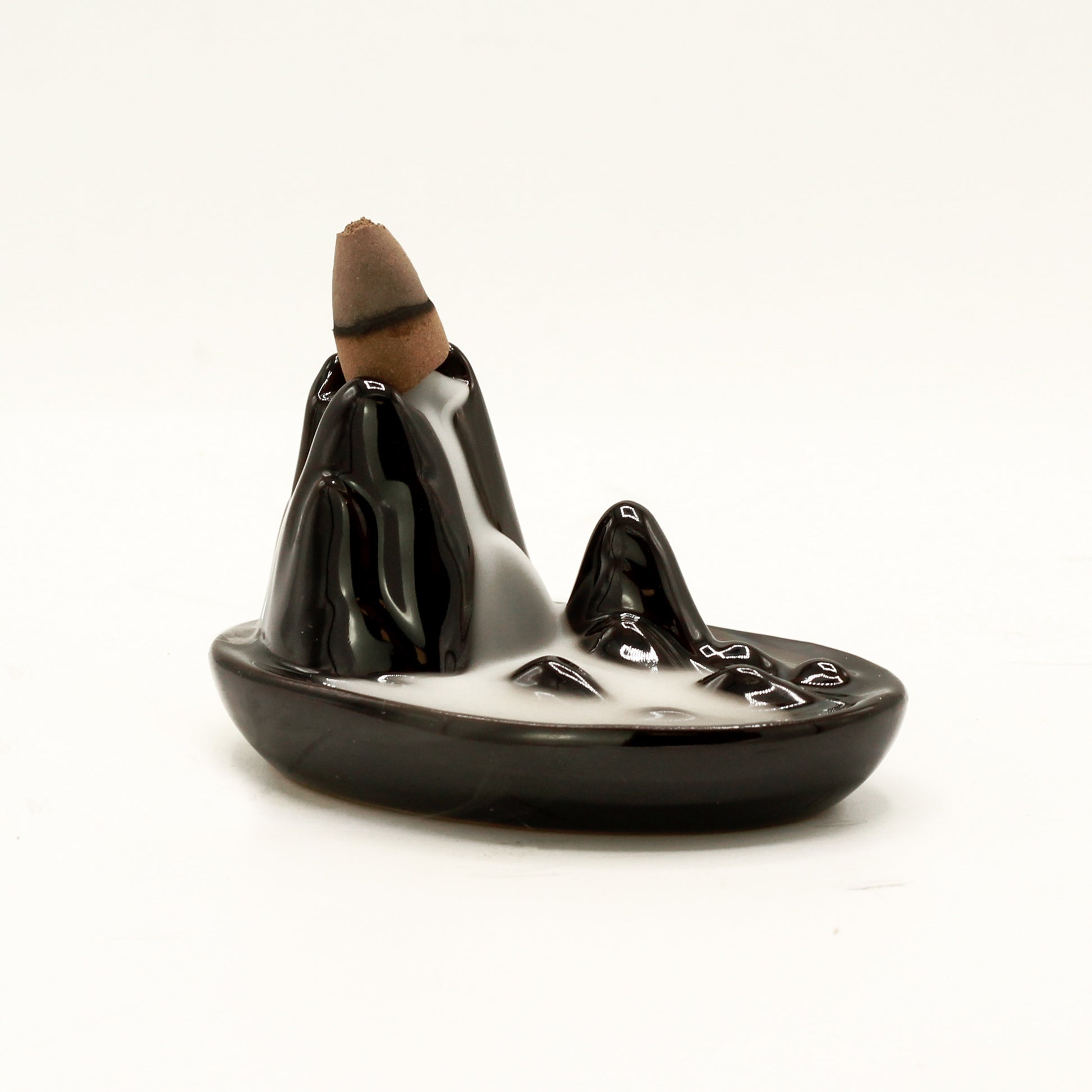 Mini Mountain Backflow Incense Burner for Meditation & Relaxation