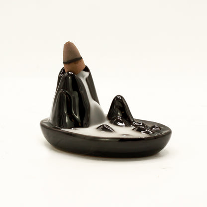 Mini Mountain Backflow Incense Burner for Meditation & Relaxation