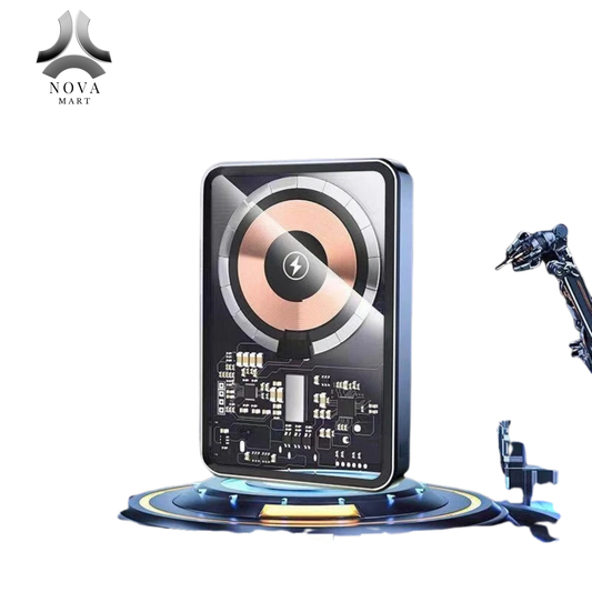 Wireless Fast Charger 10000mAh Power Bank Magnetic Battery Pack for iPhone Phone